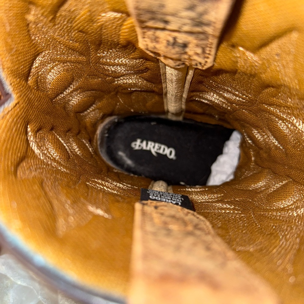 LAREDO MEN'S RUSTIC RANCHER STOCKMAN BOOTS - Picture 14 of 16
